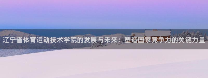 注册vsport体育官方正版app：辽宁省体育运动技