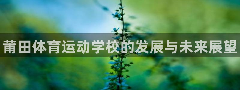  VSport体育平台-胜利因您更精彩：莆田体育运动学校的发展